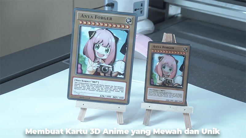 Membuat Kartu 3D Anime yang Mewah dan Unik 