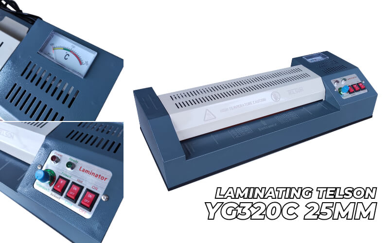 Mesin Laminating Telson YG320C 25mm