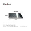 Sparepart Mata Pisau Mesin Slotting VCut Manual 700V Digital 7008 7015 35mm x 11mm x 2mm Model C 11mm - Gambar 2