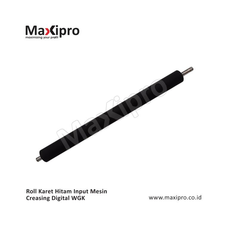 Sparepart Roll Karet Hitam Input Mesin Creasing Digital WGK