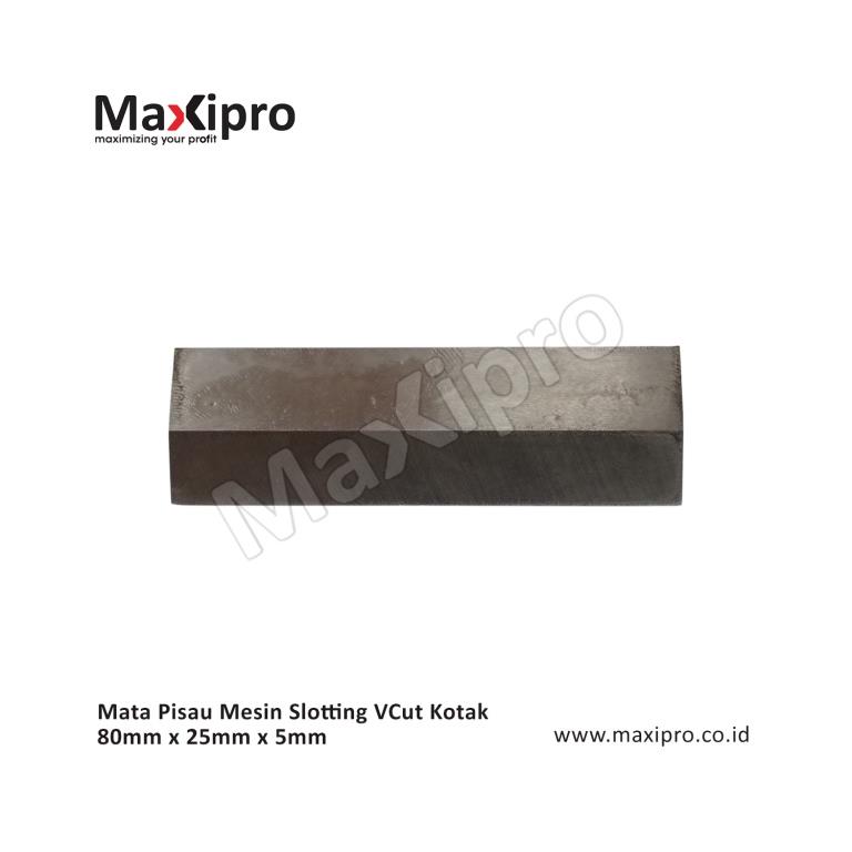 Sparepart Mata Pisau Die Cut Mesin Slotting VCut Digital 7008 80mm x 25mm x 5mm Model G 25 x 5mm