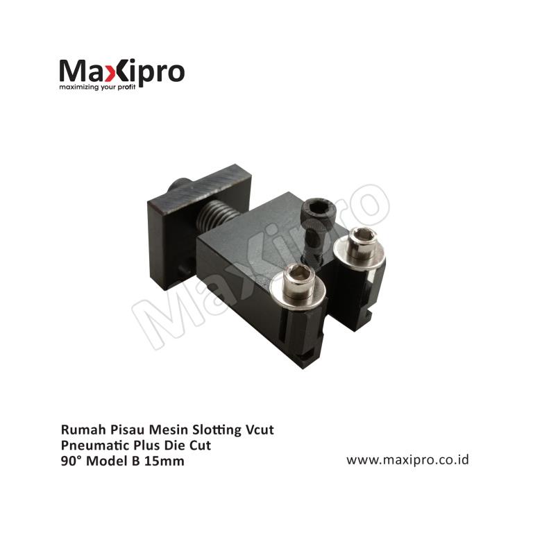 Sparepart Rumah Pisau Mesin Slotting Vcut Pneumatic Plus Die Cut 90° Model B 15mm