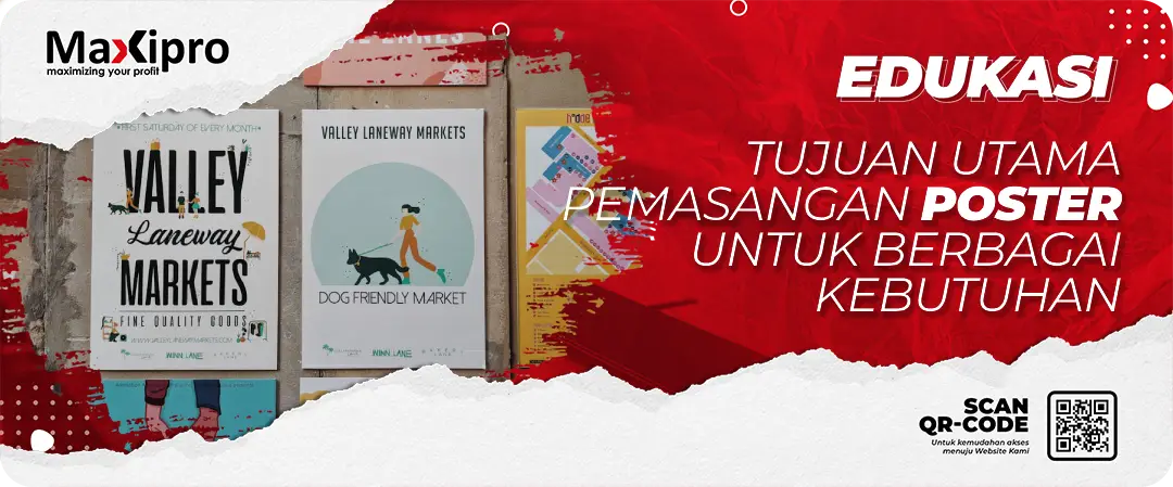 7 Tujuan Utama Pemasangan Poster untuk Berbagai Kebutuhan