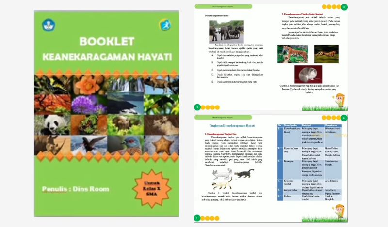 Contoh Booklet Keanekaragaman Hayati