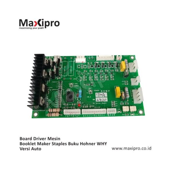 Sparepart Board Driver Mesin Booklet Maker Staples Buku Hohner WHY Versi Auto