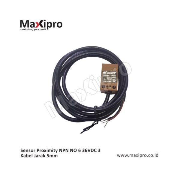 Sparepart Sensor Proximity NPN NO 6 36VDC 3 Kabel Jarak 5mm