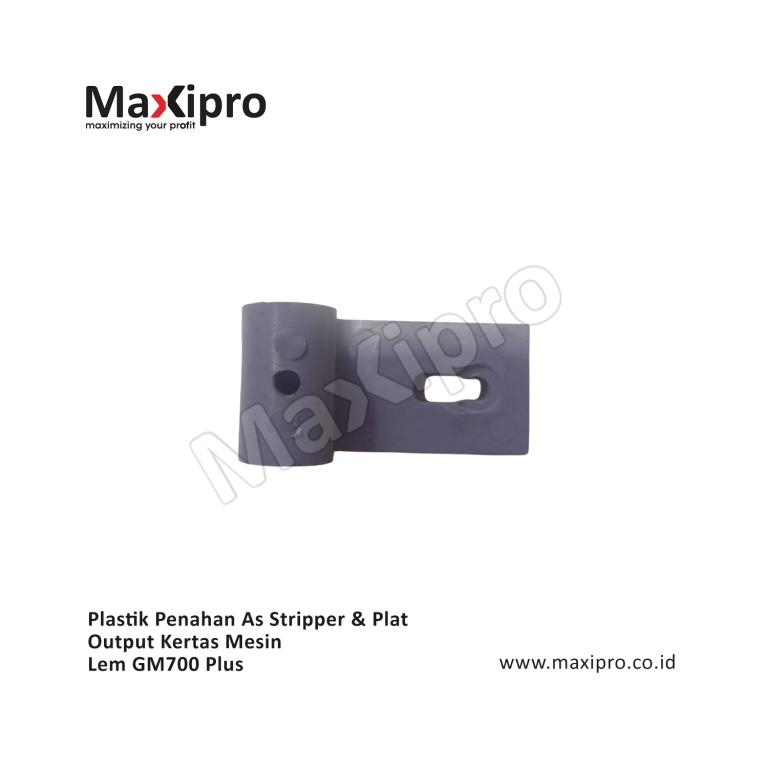 Sparepart Plastik Penahan As Stripper & Plat Output Kertas Mesin Lem GM700 Plus