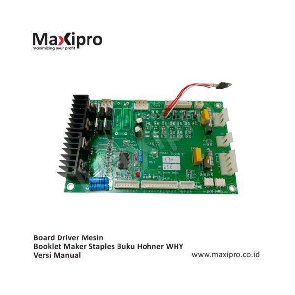 Sparepart Board Driver Mesin Booklet Maker Staples Buku Hohner WHY Versi Manual