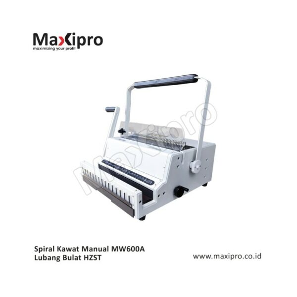 Spiral Kawat Manual MW600A Lubang Bulat HZST