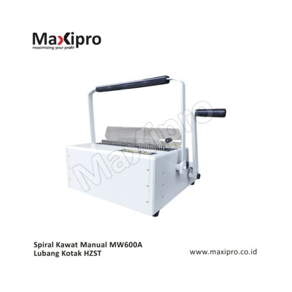 Mesin Spiral Kawat Manual MW600A Lubang Kotak HZST - Gambar 4