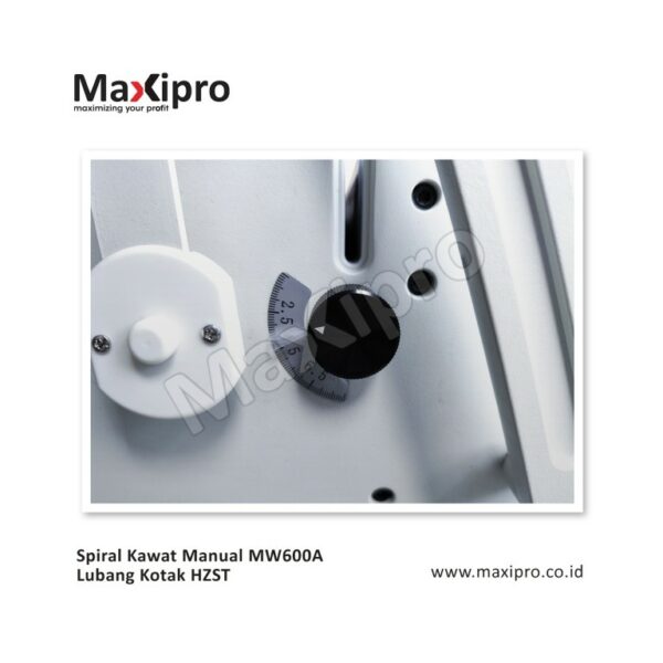 Mesin Spiral Kawat Manual MW600A Lubang Kotak HZST - Gambar 7