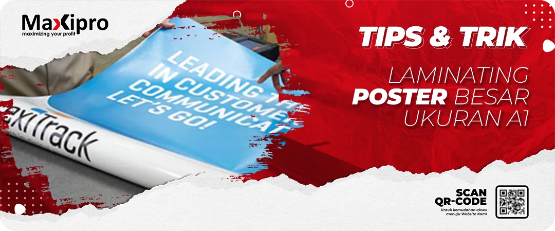 2 Cara Laminating Poster Besar Ukuran A1