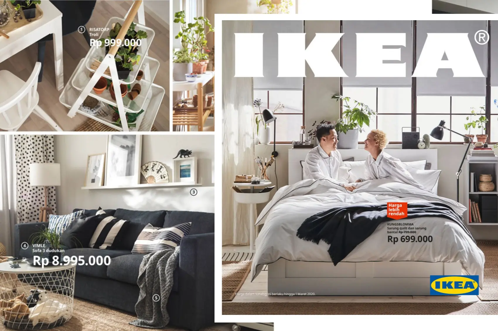 Examples of IKEA catalogs