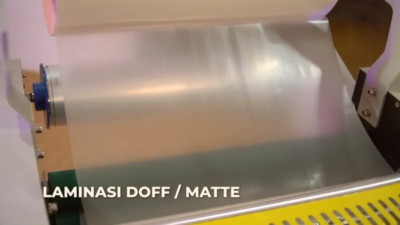 Bahan Laminasi Thermal PE Doff atau Matte