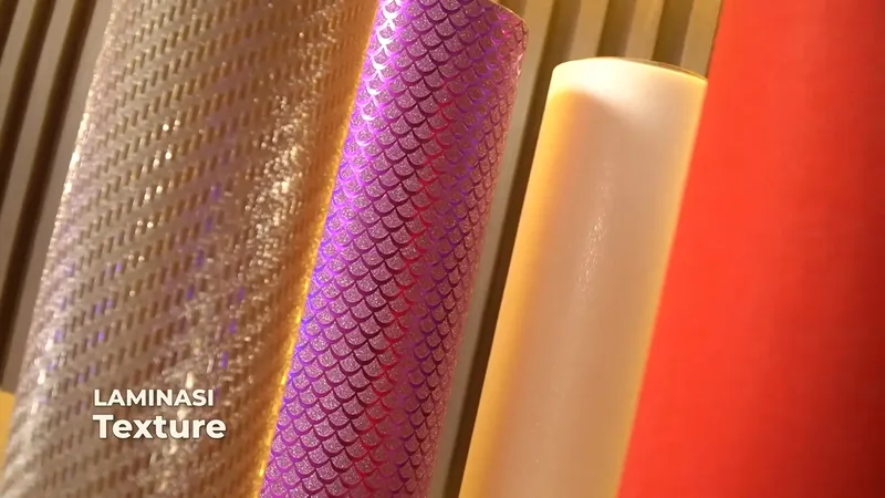 Bahan Laminasi Thermal PE Tekstur