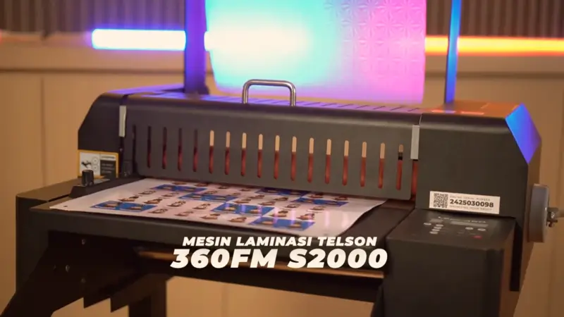 Mesin Laminasi Telson 360FM S2000 untuk Laminasi Hologram