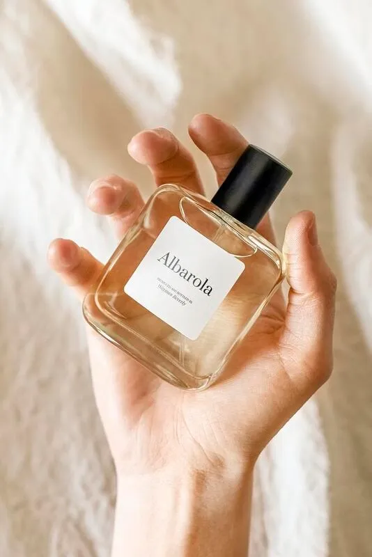 stiker parfum simple