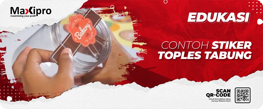 Contoh Stiker Toples Tabung yang Menarik untuk Kemasan Produkmu