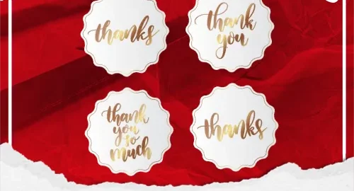 7 Contoh Stiker Thank You Terbaik untuk Acara dan Usaha