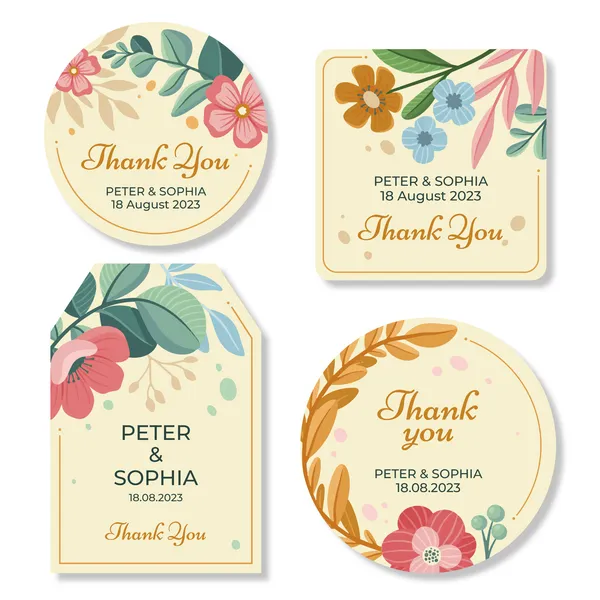 Stiker ucapan terima kasih pernikahan
