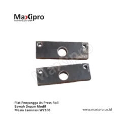 Sparepart-Plat-Penyangga-As-Press-Roll-Bawah-Depan-Modif-Mesin-Laminasi-W2100
