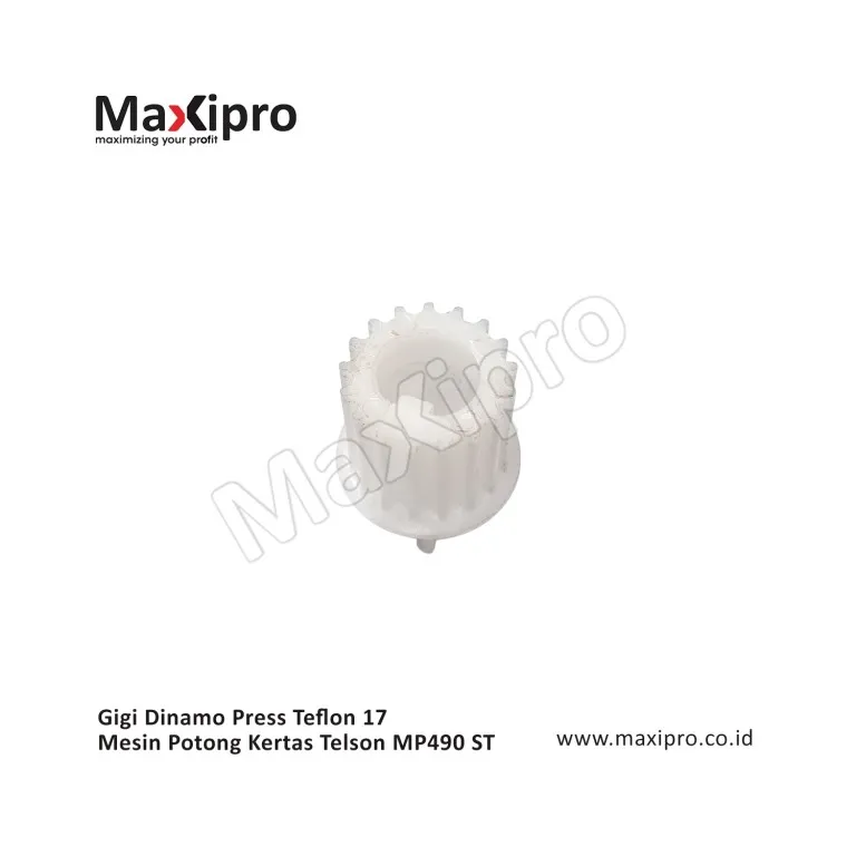 Sparepart-Gigi-Dinamo-Press-Teflon-17-Mesin-Potong-Kertas-Telson-MP490-ST