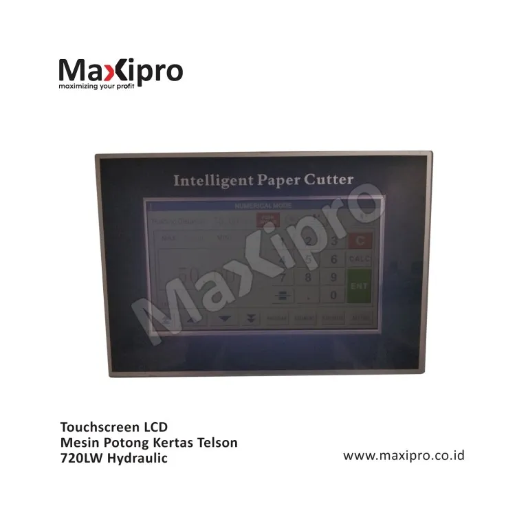 Sparepart-Touchscreen-LCD-Mesin-Potong-Kertas-Telson-720LW-Hydrauli