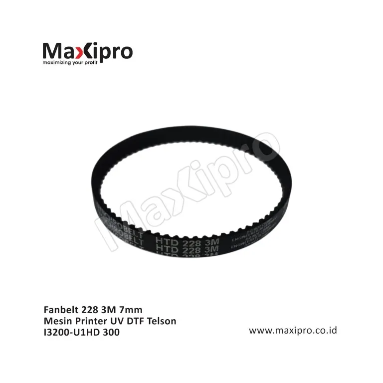 Sparepart-Fanbelt-228-3M-7mm-Mesin-Printer-UV-DTF-Telson-I3200-U1HD-300