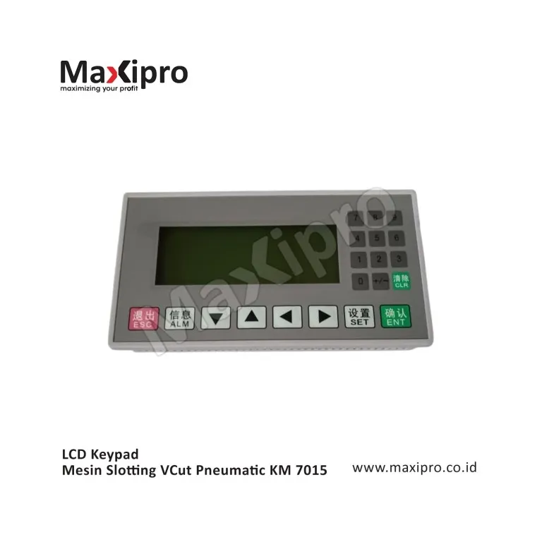 Sparepart-LCD-Keypad-Mesin-Slotting-VCut-Pneumatic-KM-7015