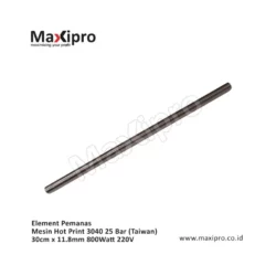 Sparepart-Element-Pemanas-Mesin-Hot-Print-3040-25-Bar-Taiwan-30cm-x-11.8mm-800Watt-220V