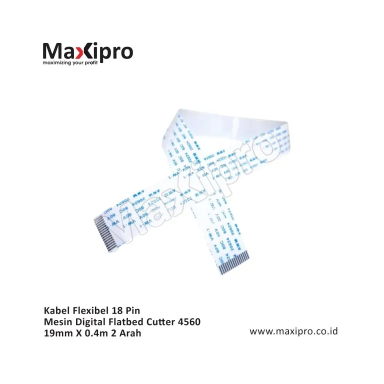 Sparepart-Kabel-Flexibel-18-Pin-Mesin-Digital-Flatbed-Cutter-4560-19mm-X-0.4m-2-Arah