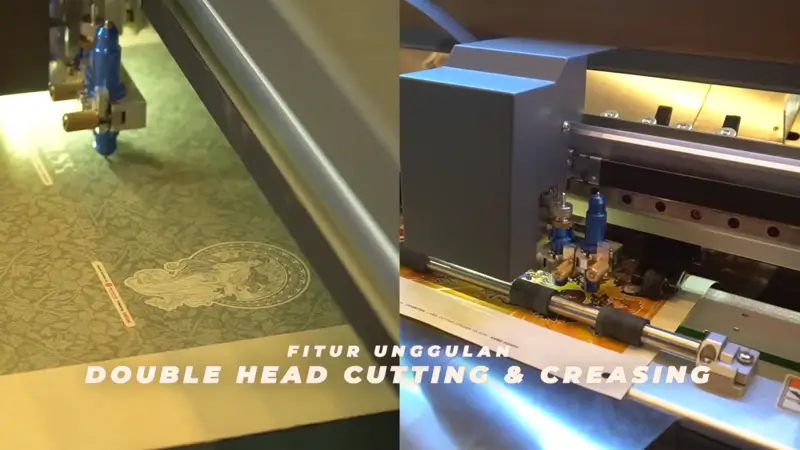 Fitur Unggulan Flatbed Cutter 5070LF Vs Label Cutting 350SFLF Pro