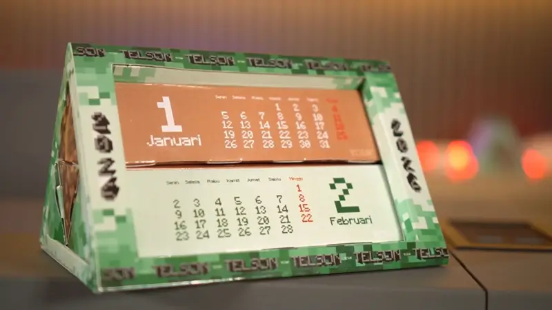 Membuat Kalender Art Paper Custom Tema Roblox