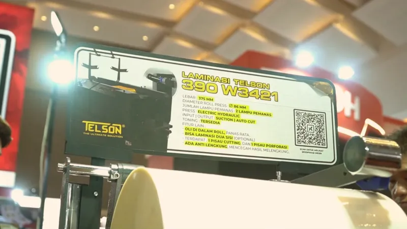 Mesin Laminasi Telson 390 W3421