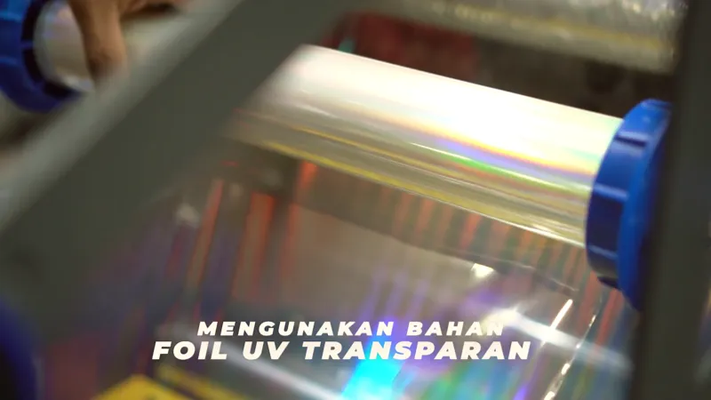 Bahan Film Toning UV Transparan