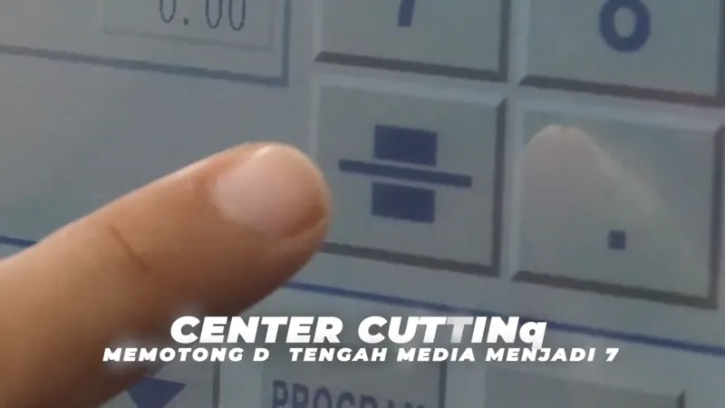 Center Cutting - Mesin Potong Kertas Telson 720 LW Hidraulik
