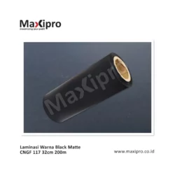FWBL-B08-081-Bahan-Laminasi-Warna-Black-Matte-CNGF-117-32cm-200m