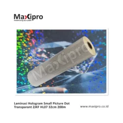 FWBL-B08-085-Bahan-Laminasi-Hologram-Small-Picture-Dot-Transparant-ZJKF-HL07-32cm-200m