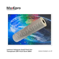 FWBL-B08-086-Bahan-Laminasi-Hologram-Small-Flash-Star-Transparant-ZJKF-HL10-32cm-200m