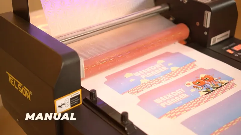 Mesin Laminasi dengan Sistem Input Manual