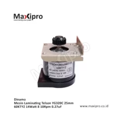 Sparepart-Dinamo-Mesin-Laminating-Telson-YG320C-25mm-60KTYZ-14Watt-8-10Rpm-0.27uF