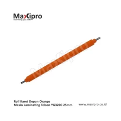 FWSL-S11-224-Sparepart-Roll-Karet-Depan-Orange-Mesin-Laminating-Telson-YG320C-25mm