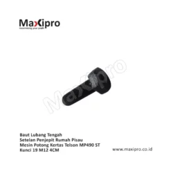Sparepart-Baut-Lubang-Tengah-Setelan-Penjepit-Rumah-Pisau-Mesin-Potong-Kertas-Telson-MP490-ST-Kunci-19-M12-4CM