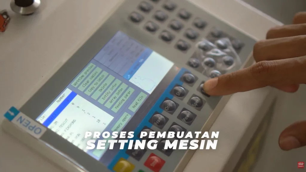 Setting Mesin Laser Cutting