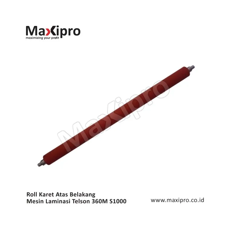 Sparepart Roll Karet Atas Belakang Mesin Laminasi Telson 360M S1000