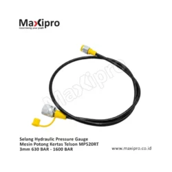 Sparepart-Selang-Hydraulic-Pressure-Gauge-Mesin-Potong-Kertas-Telson-MP520RT-3mm-630-BAR-1600-BAR