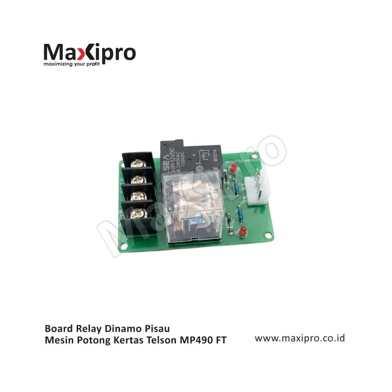Sparepart-Board-Relay-Dinamo-Pisau-Mesin-Potong-Kertas-Telson-MP490-FT
