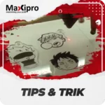 Gantungan kunci akrilik hasil laser cutting yang rapi dan presisi untuk usaha merchandise
