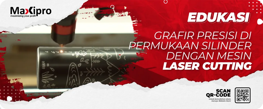 Grafir Presisi di Permukaan Silinder dengan Mesin Laser Cutting