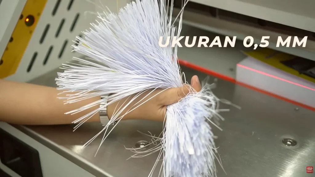 Ukuran potongan